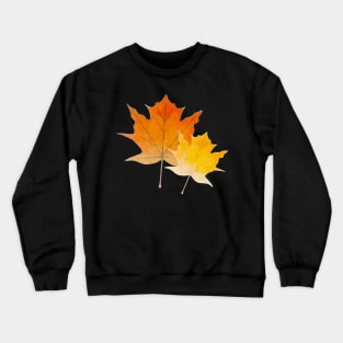 maple leaves pattern Crewneck Sweatshirt